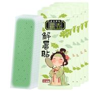 Cooling Patches for Hat Insert, Reusable Soothing Gel Pads for Heat, Lightweight Sweat-Absorbing Cool Compress for Sunburn, Travel, Hiking, Outdoor Sports 10 Patches