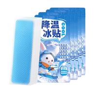 Cooling Patches, Soothing Cooling Wipes, Skin Comfort Sheets, Instant Cool Solution Strips, Outdoor Accessory for Summer Heat, Sports, Travel, Sunburn, Work Place, School Use