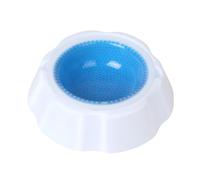 Cooling Pet Bowl, Dog Ice Water Bowl, PP Material Construction, Built-In Cooling Gel Core, Ideal for Outdoor and Indoor Hydration, 9.45x9.45x2.36 Inches, Blue Green, 1 Piece
