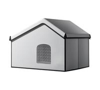 Cooling Pet House, interior Outdoor Cat Shelter, 23,62 x 17,72 x 17,72 pulgadas, diseño transpirable con caja de hielo, material resistente al calor, ideal para jardín, hogar, balcón, día de verano