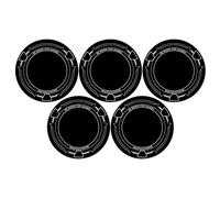 Cooling Plate, Phone Cooler, Magnet Patch, Strong Adhesive Backing, Standard Metal Design, Ideal for Game, Smartphone Heat Reduction, 2.36 Inches, Black Color, 5 Pieces