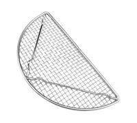 Cooling Rack Baking, Stainless Baking Sheet, Nonstick Grilling Holder, Dishwasher-Safe Semicircle Organiser, Bread Cake Decorating Tool for Professional Chef Use, 7.87x3.94 Inches