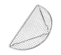 Cooling Rack Baking, Stainless Steel Grill Stand, Nonstick Oven Tray, Semicircle Shape, Dishwasher-Safe Airflow Design, Perfect for Bread, Cake, Decorating, Chef, Oven, Kitchen, Countertops, 20x10cm