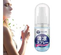 Cooling Spray, 60 ml Natural Heat Mist on Heatstroke Prevention, Refreshing Hydration Mist for Workout Vacation Camping Travel Beach Sports Outdoor Hot Weather Use