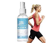 Cooling Spray For Body Summer 100ml - Menthol Deionized Water Ethanol Formula - Portable Instant Cool Mist For Students Outdoor - Car Clothes Heat Relief Refresher
