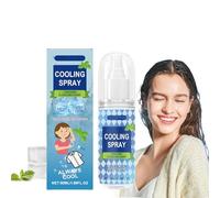 Cooling Spray for Hot Weather,Instant Summer Cooling Spray for Skin & Clothes,Moisturising Mist with Mint Extract - Soothe & Relieve Sun-Stressed,Portable for Camping Hiking Sports,50ml (1)