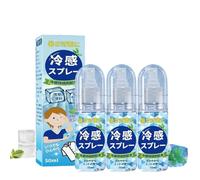 Cooling Spray for Hot Weather,Instant Summer Refreshing Spray with Mint Extract - Soothe & Relieve Sun-Stressed,Portable & Non-Greasy for Outdoor Activities,50ml (3)