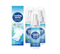 Cooling Spray for Hot Weather,Summer Cooling Spray for Face and Body,Instant Heat Relief Mist with Peppermint Extract - Soothe & Relieve Sun-Stressed,Portable for Outdoor Trips Hiking Sports,50ml (3)