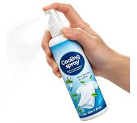 Cooling Spray - Refreshing Moisture Vapor, Portable Hydrating Sprayer, Long Lasting Chilling Mist | Facial Skin Revitalizing Freshener for Clothing Travel Soothing Outdoor Sports Gym Men Women Summer