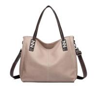 Coolives Bolso de Mano con Bandolera para Mujer en Cuero PU Damas Tote Bolso de Hombro Grandes Hobo Bolso de señora Bolsos Bandolera para Mamá Caquí