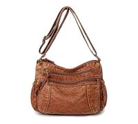 Coolives Bolsos de Mano con Bandolera Bolso de Bandolera para Mujer en Cuero PU Moda Damas Pequeña Bolso de Hombro Blando para Mamá Hermoso Bolso de señora