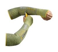 COOLJOB Mangas resistentes a cortes con orificio para el pulgar, ANSI CUT 6, un par, Multicolor, Medium