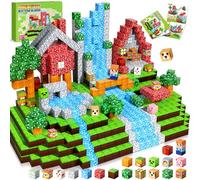 COOLJOYA Bloques Magneticos Construccion Niños,Juego Construcciones Magneticas con Piezas Magneticas, Bloques Construccion Niños Educativo Montessori para 3 4 5 6 7 8 9 10 Años Camión