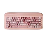 CoolKiller VIVID67 Teclado Mecánico de Aluminio con Acabado Piano, Gasket Mount, Hot-Swappable, RGB Personalizable, Bluetooth/2.4GHz/USB-C, Teclado Inalámbrico 65% - Special Cotton Candy