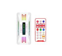Coolmoon Cm-Mpac Pwm Control Hub Controlador de ventilador de caja de computadora Argb para música, Modelo: Controlador cuatro en uno (blanco): 4 en
