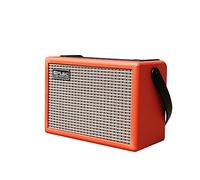 Coolmusic 15G portátil con Bluetooth amplificador de guitarra acústica, amplificador de guitarra eléctrica, con ganancia y reverberación(naranja)