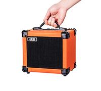 Coolmusic Amplificador de guitarra Bluetooth de doble potencia 10G, amplificador de guitarra eléctrica portátil con altavoz de 10W, amplificador de guitarra incluye perilla de ganancia/bajo/agudos