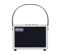 COOLMUSIC Amplificador de guitarra eléctrica recargable inalámbrico 10W, Bluetooth 5.0, efectos de distorsión, amplificador de práctica portátil