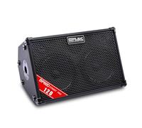 Coolmusic BP60D 60 W x 2 Altavoz Amplificador de Guitarra acústica Alimentado por batería, Altavoz Bluetooth portátil con Efecto de retardo de Coro de reverberación, 7 entradas