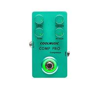 Coolmusic C-CS01 Pedal de compresor, pedal de guitarra Comp Efecto de compresión Guitarra eléctrica y bajo True Bypass