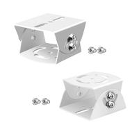 Coolotic Adaptador universal de soporte de montaje en poste para cámara de vigilancia PTZ Dome (2 x 2D Duckbill Mount)