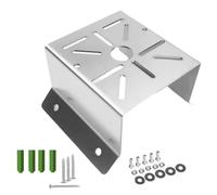 Coolotic Soporte de montaje en esquina para cámara de seguridad CCTV, soporte de montaje de esquina de pared de acero inoxidable para sistema de vigilancia universal PTZ