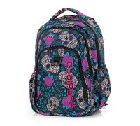 Coolpack B18049, Mochila escolar STRIKE L SKULLS & ROSES, Multicolor