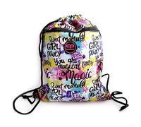 Coolpack E70515, Mochila de cuerda VERT GIRL POWER, Multicolor