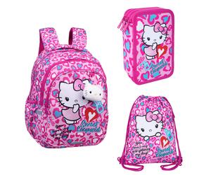 CoolPack Hello Kitty - Set escolar Jerry: mochila 15" + estuche + bolsa