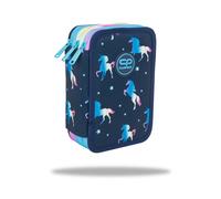 Coolpack Jumper 3 unicornio azul 3 cámaras accesorios estuche de plumas