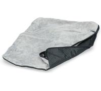 CoolPets Anti-Slip Cover Estera de enfriamiento Perro XL - 120 x 75 cm - Perro de refrigeración - Material de refrigeración - Fleece - Gris