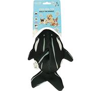 CoolPets Wally The Whale - 22 cm - Juguete refrescante Perros - Juguete para Perros con chirriador - Flota en el Agua - Adecuado para Cualquier Perro
