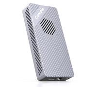 Coolpie Carcasa SSD M.2 NVMe: USB 4.0 / Thunderbolt 4 40Gbps carcasa de aluminio sin herramientas con ventilador de refrigeración, compatible con llave PCIe M/B+M de ajuste UASP, compatible con SSD