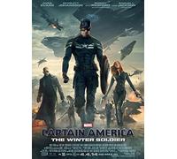 CoolPrintsUK Póster de Capitán América, el Soldado de Invierno, sin bordes, vibrante y brillante, varios tamaños (tamaño A3, 420 x 297 mm)