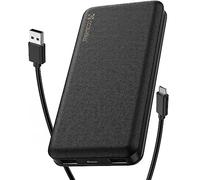 CoolReall Powerbank 20000mAh, Cómodo Batería Externa con USB-C Entradas/Salidas (3,0A) y 2 Salidas USB-A (2,4 A), Cargador de Batería Portátil de Gran Capacidad para 1Phone, Galaxy, Huawei, iPad, etc