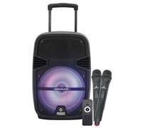 Coolsound A350 Altavoz Amplificado Bluetooth 350W 12" 50W RMS - USB, Entrada Mic. Jack 6.3mm - Iluminacion LED - 2 Microfono In