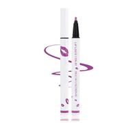 Coolstory Longwear Liquid Lip Liner, 2-in-1 Waterproof Longwear Liquid Lip Liner, Liquid Lip Liner Pen, Matte Lip Stain Marker, Quick-Drying Long-Lasting Matte Liquid Lipstick (06 CHERRY RED)