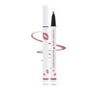 Coolstory Longwear Liquid Lip Liner, 2-in-1 Waterproof Longwear Liquid Lip Liner, Liquid Lip Liner Pen, Matte Lip Stain Marker, Quick-Drying Long-Lasting Matte Liquid Lipstick (04 ROSE PINK)