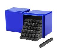 Coolty 36pcs Sello de Estampado de Metal 5mm Punzones de Números Letras con Alfabeto A-Z, Número 0-9 y & Sello para Estampar Metal Plástico Madera Cuero