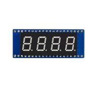 Coolwell 4-Digit 8-Segment Display Module for Raspberry Pi Pico Series, Based on 74HC595 Driver SPI-Compatible Direct Connect