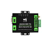 Coolwell Industrial Grade RS232/485 to WiFi POE Ethernet Serial Server 6t Modbus Gateway MQTT Gateway Metal Case