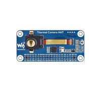 Coolwell Módulo de cámara de imágenes térmicas por infrarrojos de larga onda para Raspberry Pi de 80 × 62 píxeles, 45°FOV con detección de movimiento de cabezal GPIO de 40 pines