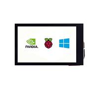 Coolwell Pantalla LCD de 3.5 pulgadas, pantalla táctil HDMI de 3.5 pulgadas, para Raspberry Pi 4B+ 4B 3B+ 3B 2B+ Zero W WH 2W Jetson Nano PC 480x800 Pantalla IPS de brillo ajustable