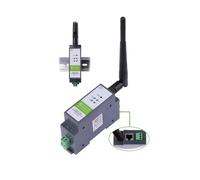 Coolwell RS485 to WiFi/Ethernet (Eth) Converter Module, Rail-Mount Serial Server, Modbus/MQTT Gateway