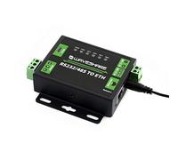 Coolwell Waveshare - Convertidor RS485 a Ethernet Industrial RS232/RS485 a RJ45, Puertos Serie duales, transmisión de Datos Transparente bidireccional