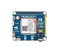 Coolwell Waveshare Raspberry Pi LTE Cat-4 4G 3G Módem celular SIM7600A-H 4G HAT para Raspberry Pi 4B+ 4B 3B+ 3B 2B+ Zero Jetson Nano Ardui GNSS Posicionamiento para América del Norte