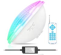 COOLWEST LED Piscina PAR56, Proyector Piscina RGB Multicolor de 54W con Sincronizador Externo y Control Remoto IP68, AC 12V para Iluminación de Jardín