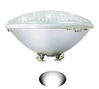 COOLWEST PAR56 Luces de la piscina LED 18W Blanco 6000K Iluminación de piscinas 12V AC/DC Reemplazar bombillas halógenas de 150W, Luminarias subacuáticas IP68 impermeables
