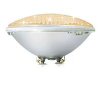 COOLWEST PAR56 Luces de la piscina LED 18W Blanco cálido 3000K Iluminación de piscinas 12V AC/DC Reemplazar bombillas halógenas de 150W, Luminarias subacuáticas IP68 impermeables