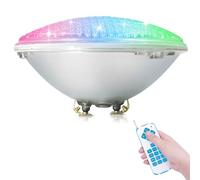 COOLWEST RGB Luces de la piscina LED 36W PAR56 Iluminación de piscinas con Control Remoto 12V AC/DC, Luminarias subacuáticas IP68 impermeables Reemplazar bombillas halógenas de 250W